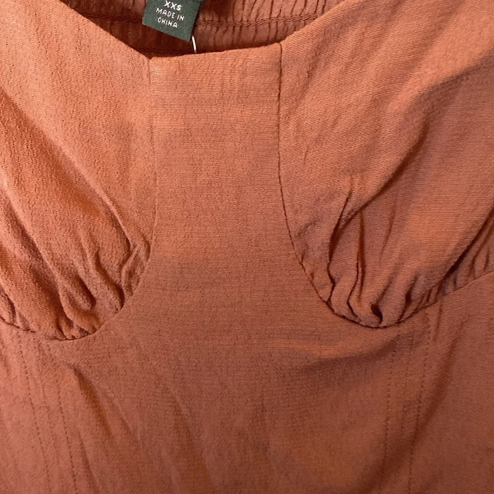 NWT Wild Fable XXS halter/lace top with smocking in the back.